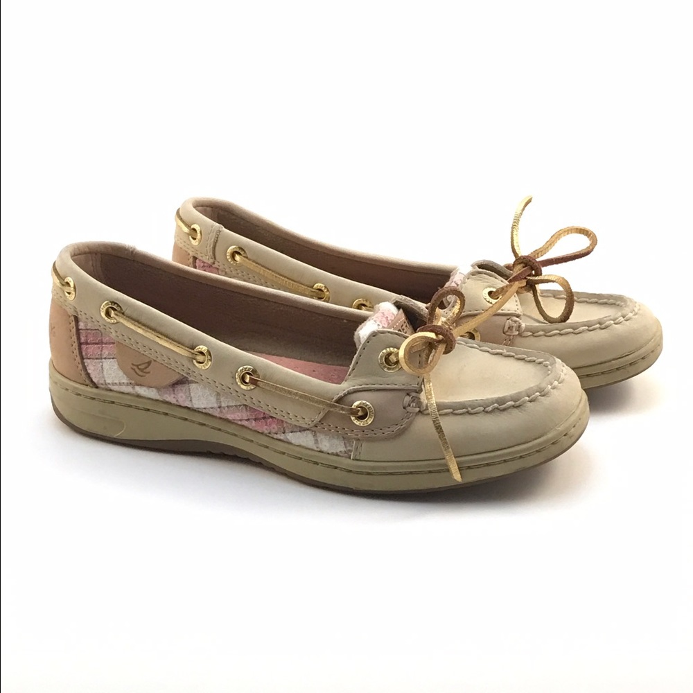 Women's Sperry Topsider pink Plaid